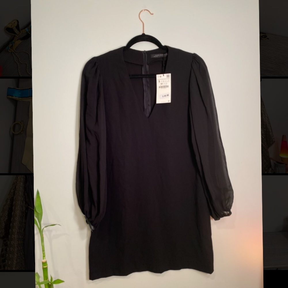 Formal and classy short black dress